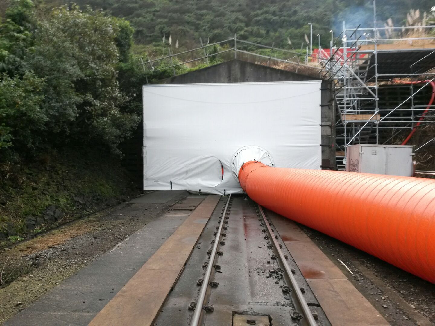 Kiwirail - Kaimai Tunnel Project -Door and Fan inlet